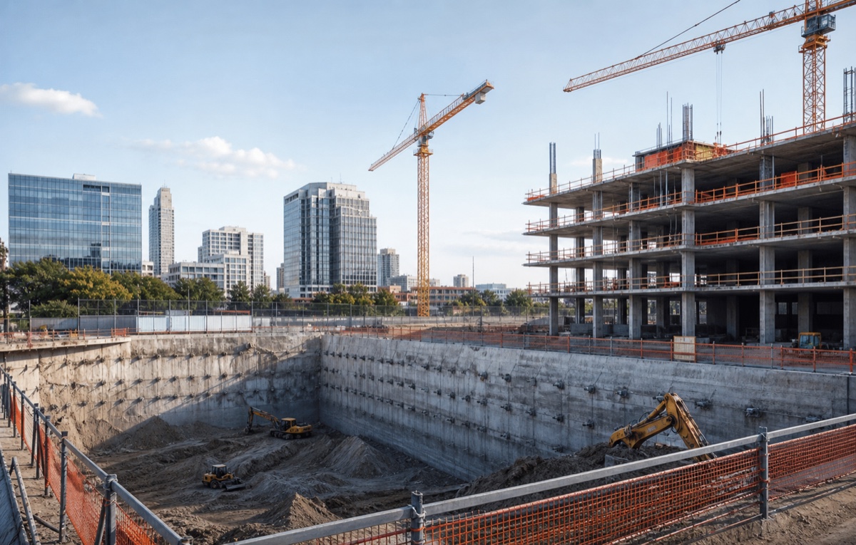 Deep foundation pit monitoring project